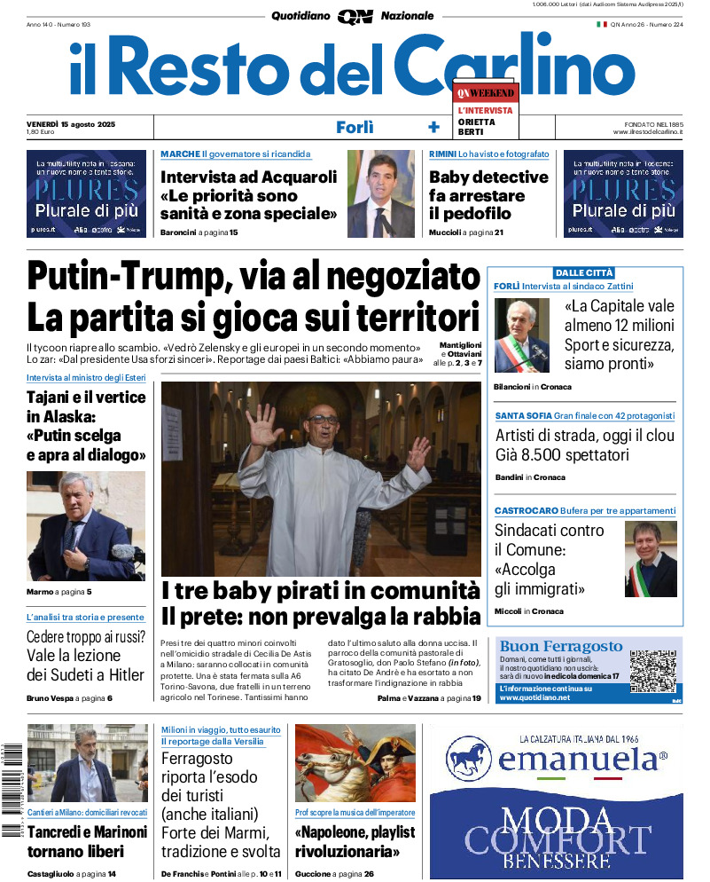 Forlì - venerdì 15 Agosto 2025