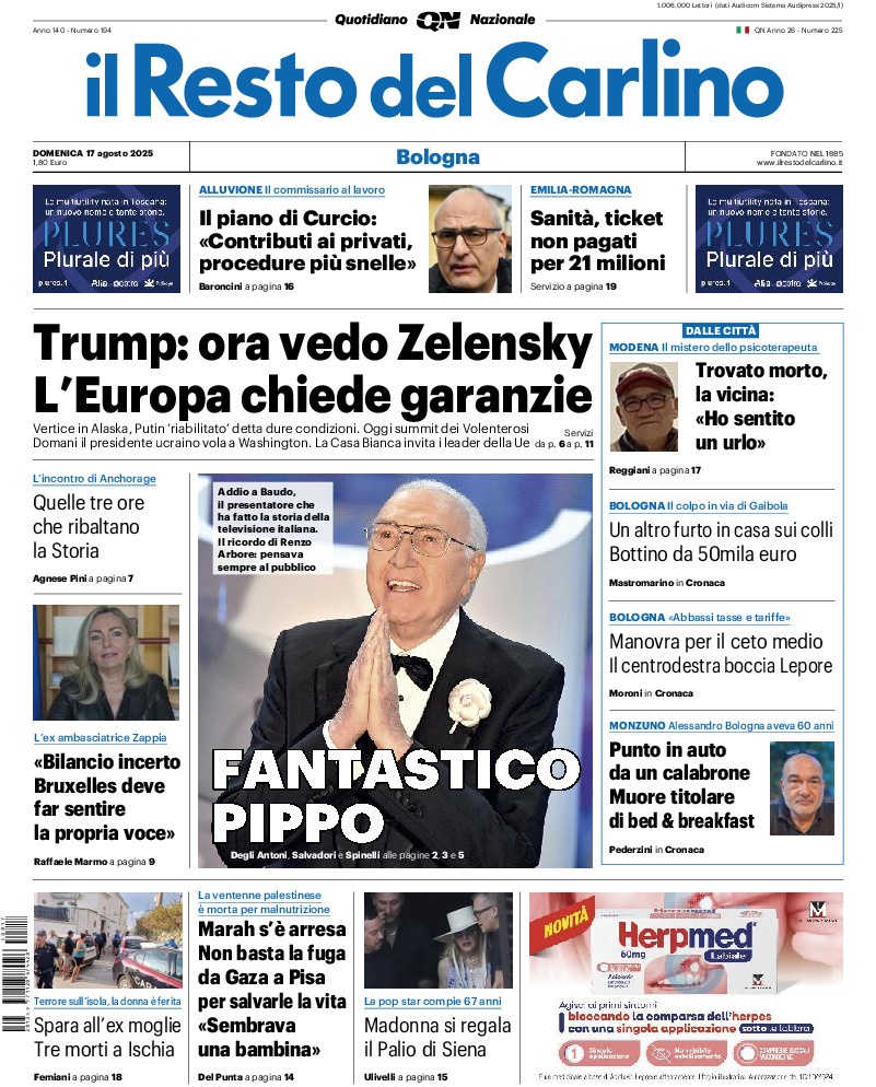 Bologna - domenica 17 Agosto 2025