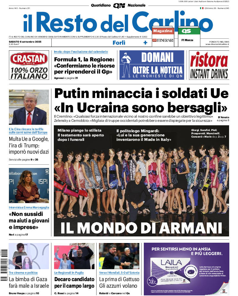 Forlì - sabato 06 Settembre 2025
